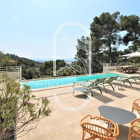 Mont Des Oiseaux-piscine Chauffee Clim Vue Mer Wifi 4 By Hc * Hyères