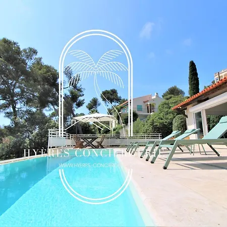 Villa Mont Des Oiseaux-piscine Chauffee Clim Vue Mer Wifi 4 By Hc Hyères