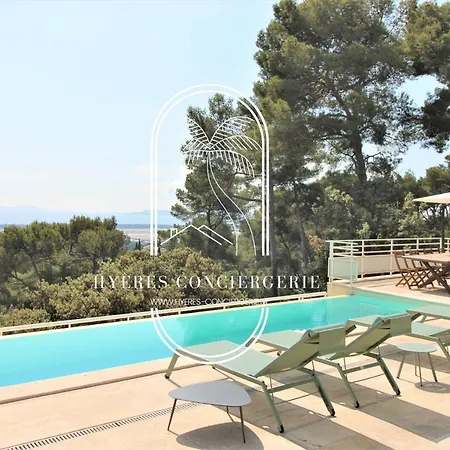Mont Des Oiseaux-piscine Chauffee Clim Vue Mer Wifi 4 By Hc Hyères